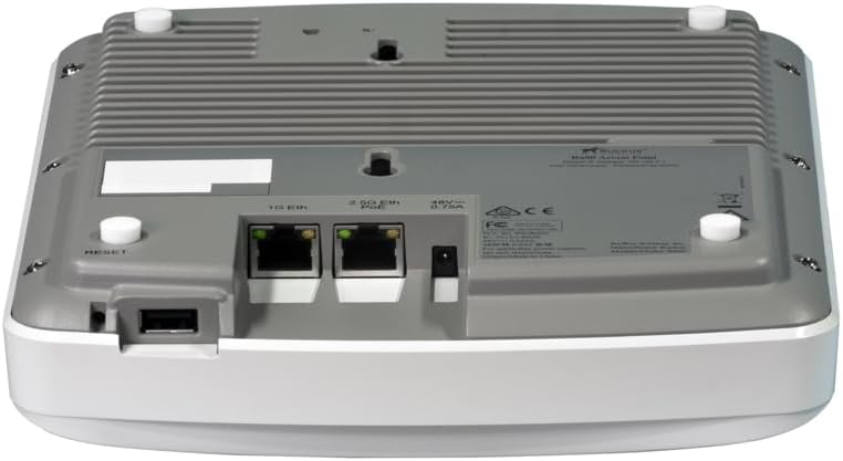 Ruckus R650 WiFi 6 Dual-Band Indoor Access Point 802.11ax, 4x4/2x2 MU-MIMO, 2.5GbE Uplink, WPA3, Model 9U1-R650-US00 Cloud Care Pre-Configured Bundle Eligible