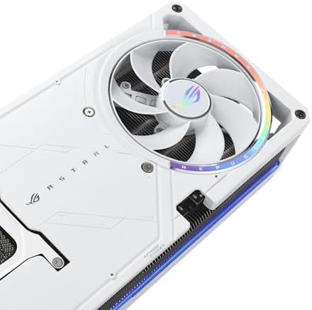 ASUS ROG Astral GeForce RTX 5090 White OC Edition Gaming Graphics Card (PCIe 5.0, 32GB GDDR7, HDMI/DP 2.1, 3.8-slot, 4fan design, Axial-tech fans, patented vapor chamber, Phase-change GPU thermal pad