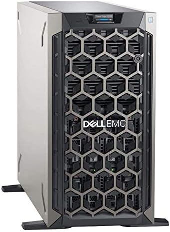 Dell PowerEdge T340 Tower Server, Windows 2019 STD OS, Intel Xeon E-2124 Quad-Core 3.3GHz 8MB, 32GB DDR4 RAM, 8TB Storage, RAID, Single PSU (Renewed