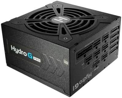 FSP Hydro G PRO 1000W Power Supply, 80 Plus Gold, ATX 3.1/PCIe 5.1(12V-2X6, Full Modular, 10 Year Warranty (HG2-1000-G5T