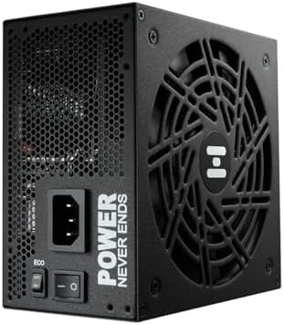 FSP Hydro Ti PRO 1000W Power Supply, 80 Plus Titanium, ATX3.1/PCIe 5.1, Full Modular, 10 Year Warranty (HTI-1000M-GEN5