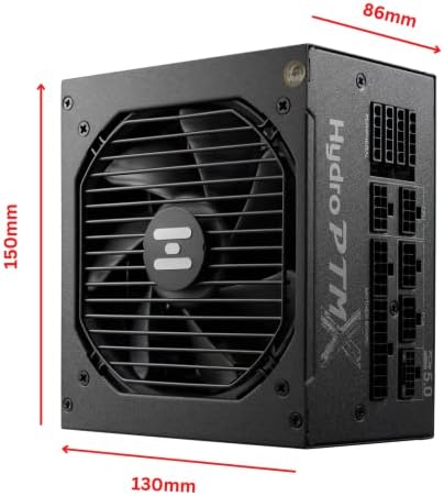 FSP Hydro PTM X PRO 1000W Power Supply, 80 Plus Platinum, ATX 3.0 PCIe 5.0 Full Modular, 10 Year Warranty (HPT3-1000M-GEN5