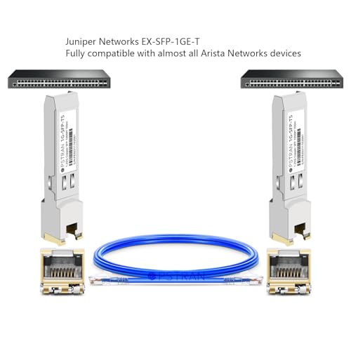 1000BASE-SX SFP Optical Transceiver Module Compatible with HPE Aruba J4858D J4858DCM JL745A Q8N53A ProCurve J4858C J4858B J4858A 850nm 550m DDM Duplex LC MMF 10pcs/Pack