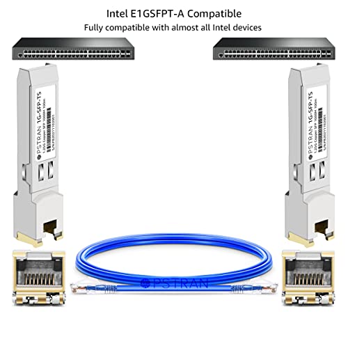 1000BASE-SX SFP Optical Transceiver Module Compatible with HPE Aruba J4858D J4858DCM JL745A Q8N53A ProCurve J4858C J4858B J4858A 850nm 550m DDM Duplex LC MMF 10pcs/Pack