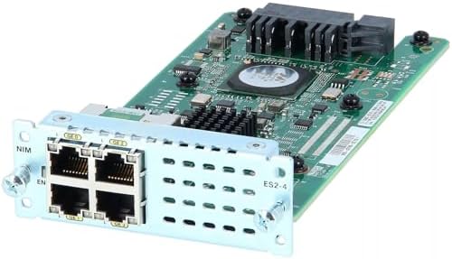 Cisco NIM-ES2-4 4-Port Layer 2 Gigabit Ethernet LAN Switch Module (Renewed