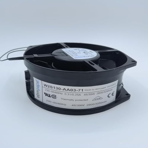 W2S130-AA03-71 220V/230V 45W 2-Wire High Temperature Resistant Cooling Fan