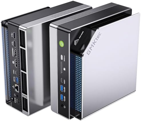 GMKtec EVO-X2 AI Mini PC AMD Ryzen Al Max+ 395 (up to 5.1GHz Mini Gaming Computers, 96GB LPDDR5X 8000MHz (12GB*8 2TB PCIe 4.0 SSD, Quad Screen 8K Display, WiFi 7 & USB4, SD Card Reader 4.0