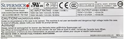 Supermicro Supermico PWS-704P-1R 1u Redundant Power Supply (Renewed