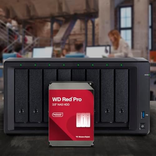Western Digital 16TB WD Red Pro NAS Internal Hard Drive HDD - 7200 RPM, SATA 6 Gb/s, CMR, 512 MB Cache, 3.5" - WD161KFGX