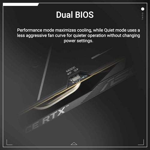 ASUS Dual NVIDIA GeForce RTX 3050 6GB OC Edition Gaming Graphics Card - PCIe 4.0, 6GB GDDR6 Memory, HDMI 2.1, DisplayPort 1.4a, 2-Slot Design, Axial-tech Fan Design, 0dB Technology, Steel Bracket