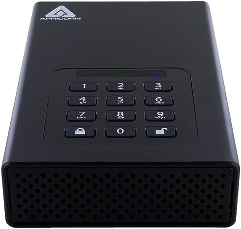 Apricorn 2TB Aegis Padlock DT 256-Bit Encrypted USB 3.0 Hard Drive (ADT-3PL256-2000