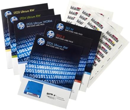 HPE LTO-7 Ultrium RW Bar Code Label Pack Front | Alo Tech Solutions