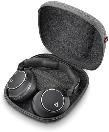 Poly Voyager Surround 80 UC Bluetooth Headset (Plantronics – Noise-Canceling Mics for Clear Calls – Adaptive ANC – Works w/iPhone, Android, PC/Mac, Zoom, Microsoft Teams (Certified –Amazon Exclusive
