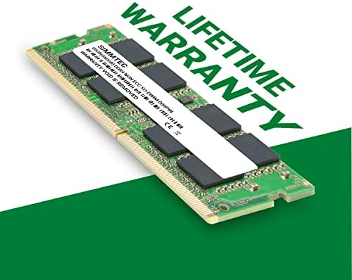Simmtec RAM 64GB (2x32GB DDR4 3200MHz SODIMM PC4-25600 (PC4-3200AA CL22 1.2V Non-ECC SO-DIMM 260 Pin - Laptop, Notebook & AIO Computer Memory Upgrade Kit