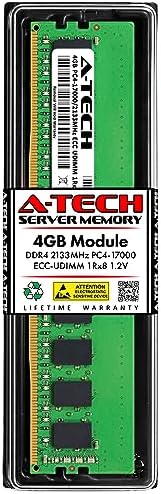 A-Tech Server 32GB Kit (2x16GB DDR4 2133MHz PC4-17000 ECC UDIMM 2Rx8 Dual Rank 1.2V ECC Unbuffered DIMM 288-Pin Server & Workstation RAM Memory Upgrade Modules (A-Tech Enterprise Series