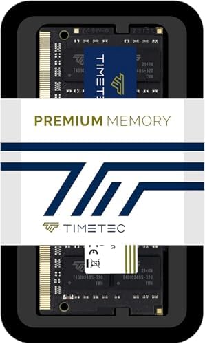 Timetec 16GB DDR4 3200MHz (or 2933MHz or 2666MHz PC4-25600 Non-ECC Unbuffered 1.2V CL22 2Rx8 Dual Rank 260 Pin SODIMM Laptop Notebook PC Computer Memory RAM Module Upgrade