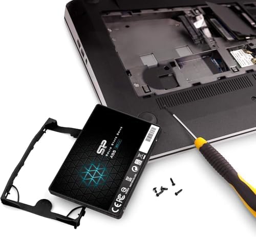 Silicon Power 1TB SSD 3D NAND A55 SLC Cache Performance Boost SATA III 2.5" 7mm (0.28" SSD Internal Solid State Drive (SU001TBSS3A55S25EC
