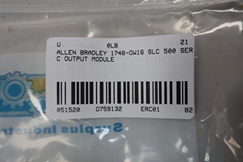 ALLEN BRADLEY 1746-OW16 SLC 500 Output Module SER C