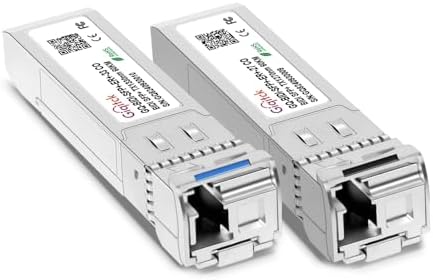 10GBASE-BX60-UD BiDi SFP+ Module, TX 1270nm/1330nm, RX 1330nm/1270nm, 60km DOM Simplex LC/UPC SMF Optical Transceiver Networking Mini Gbic for Dell GP-SFP-10GBX-U-60/ GP-SFP-10GBX-D-60