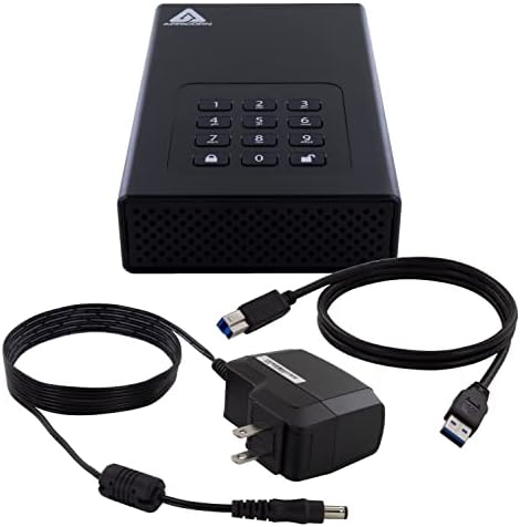 Apricorn 2TB Aegis Padlock DT 256-Bit Encrypted USB 3.0 Hard Drive (ADT-3PL256-2000