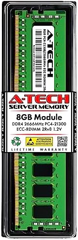 A-Tech 64GB Kit (2x32GB DDR4 2400MHz PC4-19200 ECC RDIMM 2Rx4 Dual Rank 1.2V ECC Registered DIMM 288-Pin Server & Workstation RAM Memory Upgrade Modules (A-Tech Enterprise Series