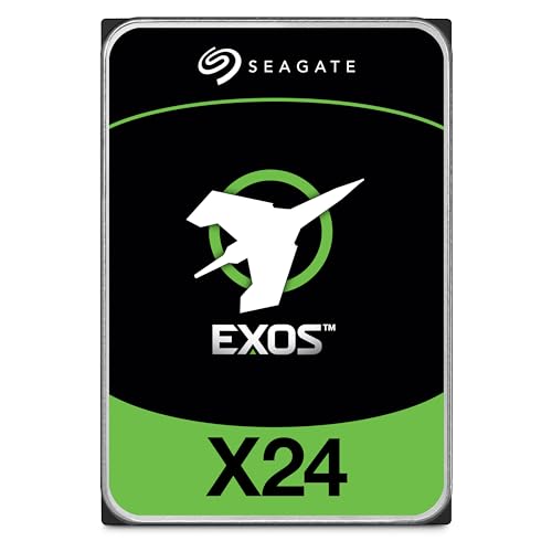Seagate Exos X24 20TB Enterprise Internal Hard Drive HDD - 12GB/s SATA 7200RPM 2.5M MTBF (ST20000NM002H