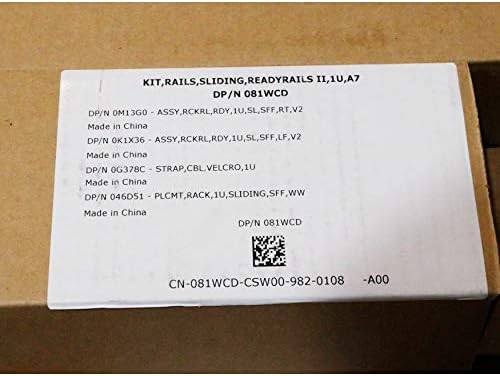 BestParts New 1U Sliding Ready Rail Kit Compatible with Dell Poweredge R320 R420 R430 R620 R630 R640 81WCD|B089YN7VR9