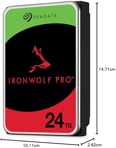 Seagate IronWolf 8TB NAS Internal Hard Drive HDD – 3.5 Inch SATA 6Gb/s 7200 RPM 256MB Cache for RAID Network Attached Storage – Frustration Free Packaging (ST8000VNZ04/N004