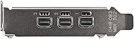 PNY NVIDIA T400 4GB Professional Graphics Card 4GB GDDR6 PCI Express 3.0 x16, Single Slot, 3X Mini-DisplayPort, 8K Support, Ultra Silent Active Fan, Black