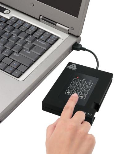 Apricorn 2TB Aegis Padlock USB 3.0 and Fortress FIPS 140-2 Encrypted Hard Drives with PIN Access