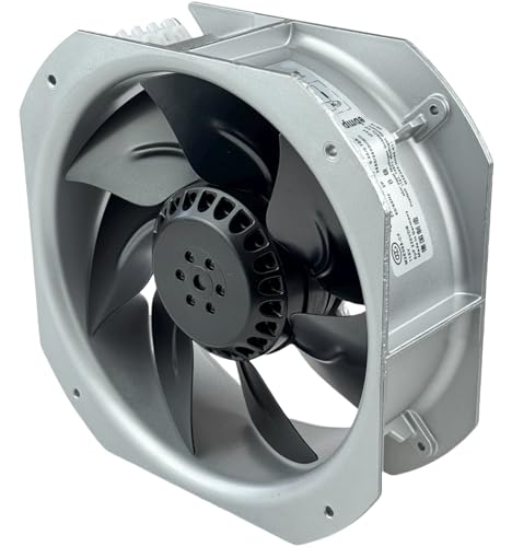 for EBM-PAPST W2E200-HH86-01 Cooling Fan, 115V 80W 0.58-0.70A 50/60Hz axial Flow Fan, 5uF 220VDB 225×225×80mm Fan