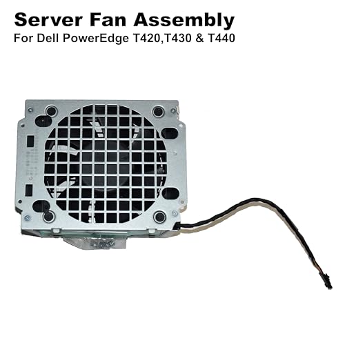 Compatible with Dell Poweredge T420 T430 T440 Server Cooling Fan Cage Assembly 12V V6712 0V6712