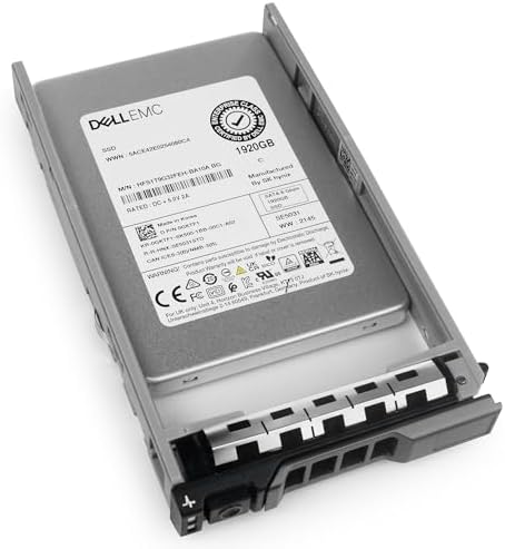 Dell 1.92TB SATA 6Gb/s 3D TLC 2.5in PowerEdge Enterprise Mixed-Use SSD for: R630, R730, R730xd, R620, R830, R720, R720xd, R610, R710, R720, R920, R210, R410, R710, R815 400-BDVR G13