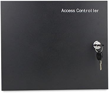 MENGQI-CONTROL 4 Doors Access Control System Core Control Components Metal 5A 110V-240V Power Supply Box and 4 Doors TCP/IP Access Control Panel Wiegand Controller,Computer Based Software,Remote Open