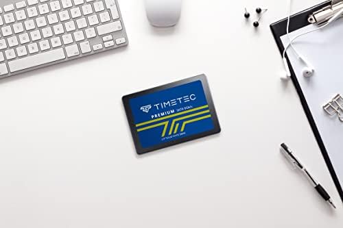 Timetec 1TB SSD 3D NAND SATA III 6Gb/s 2.5 Inch 7mm (0.28" Read Speed Up to 550 MB/s SLC Cache Performance Boost Internal Solid State Drive for PC Computer Desktop and Laptop (1TB