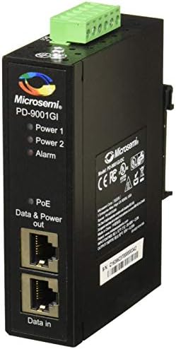 PD-9001GI/DC PoE Injector, 30W, 1 Output Connector, Black