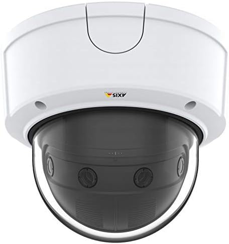 Axis Communications Panoramic Camera - Dome - Color - 8.3 MP - 4320 x 1920-4K - Fixed Focal - Audio - GbE - MJPEG, H.264, AVC - PoE Class 3