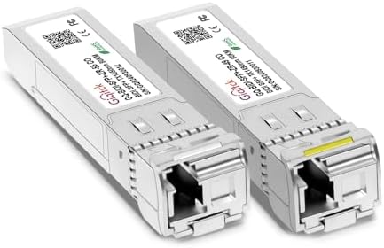 10GBASE-BX60-UD BiDi SFP+ Module, TX 1270nm/1330nm, RX 1330nm/1270nm, 60km DOM Simplex LC/UPC SMF Optical Transceiver Networking Mini Gbic for Dell GP-SFP-10GBX-U-60/ GP-SFP-10GBX-D-60