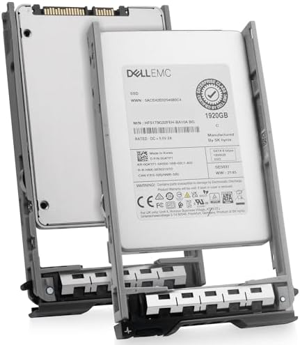 Dell 1.92TB SATA 6Gb/s 3D TLC 2.5in PowerEdge Enterprise Mixed-Use SSD for: R630, R730, R730xd, R620, R830, R720, R320, R610, R710, R720, R230, R210, R410, T110, R510 0GKTF1 GKTF1 G13