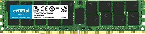 Crucial Bundle with 64GB (2 x 32GB DDR4 PC4-21300 2666MHz RDIMM (2 x CT32G4RFD4266, Dual Ranked Registered ECC Memory