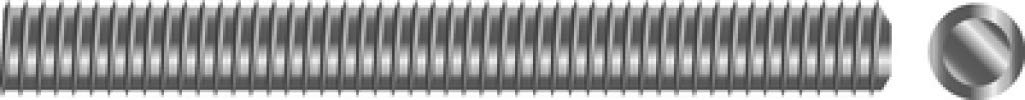 Seachoice SC2777 00668 10-24 x 3' Threaded Rod Stainless