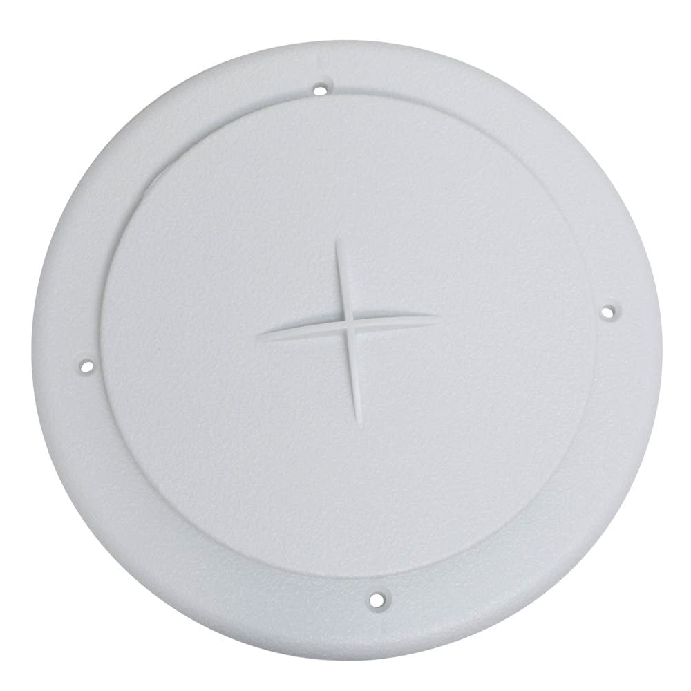 Valterra A10-3354VP 4" Dampered Heating & A/C Register, White