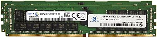 Factory Original 128GB (4x32GB Compatible for Dell Poweredge, Precision Servers DDR4 2666MHZ PC4-21300 ECC Registered Chip Buffered RDIMM 2Rx4 CL19 1.2v Memory RAM Upgrade Adamanta