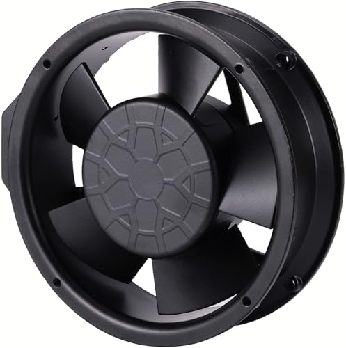 for Ebm-Papst W2E143-AA15-01 Cooling Fan, 17cm 172×51mm AC AXIAL Fan, 115V 24/26W, 3Uf, 2-pin Connector All Metal Fan W2E143-AA15-01