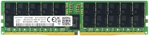 Samsung 128GB DDR5 4800MHz PC5-38400 ECC RDIMM 4Rx4 2S2Rx4 (EC8 10x4 Quad Rank 1.1V Registered DIMM 288-Pin Server RAM Memory M321RAGA0B20-CWK, 1 Module