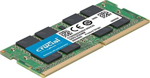Crucial 16GB Kit (8GBx2 DDR4 3200 MT/S (PC4-25600 CL22 SR X8 Unbuffered SODIMM 260-Pin Memory - CT2K8G4SFS832A