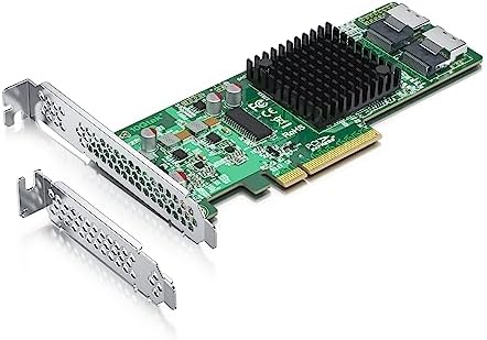 12G Internal PCI-E SAS/SATA HBA Controller Card, Broadcom's SAS 3008, Compatible for 9300-8I