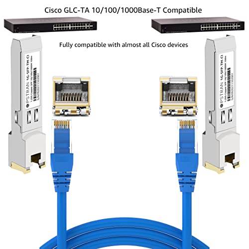 1000BASE-SX SFP Optical Transceiver Module Compatible with HPE Aruba J4858D J4858DCM JL745A Q8N53A ProCurve J4858C J4858B J4858A 850nm 550m DDM Duplex LC MMF 10pcs/Pack