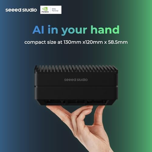 NVIDIA Jetson Orin NX 16GB Edge AI Device - reComputer J4012, 4xUSB 3.2, M.2 Key E & Key M Slot, Pre-Installed Jetpack System with NVIDIA Jetpack on 128GB NVMe SSD