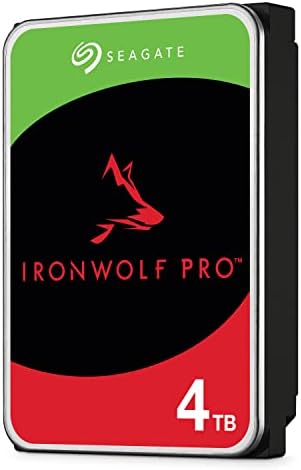 Seagate IronWolf Pro, 16 TB, Enterprise NAS Internal HDD –CMR 3.5 Inch, SATA 6 Gb/s, 7,200 RPM, 256 MB Cache for RAID Network Attached Storage (ST16000NT001
